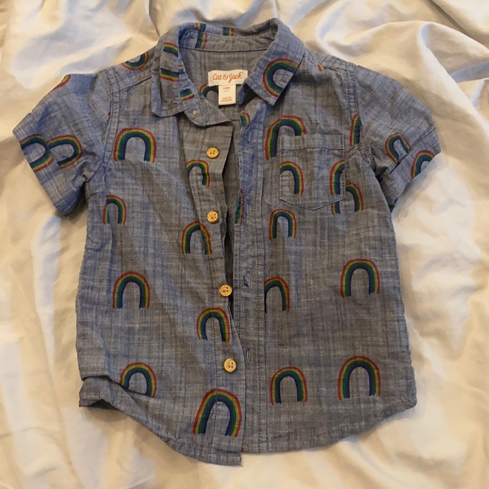 Rainbow shirt excellent condition